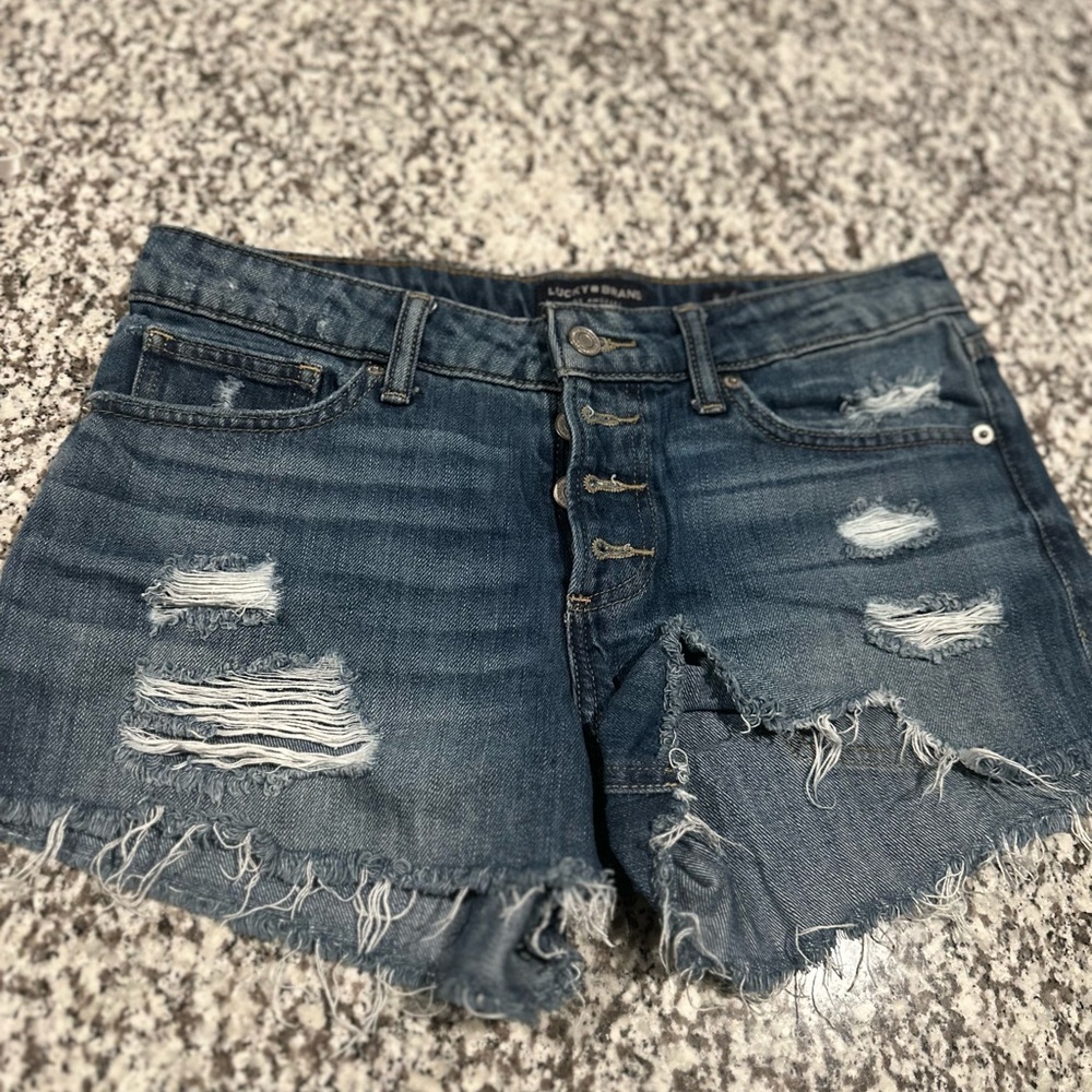 Lucky brand denim the cut off shorts‎ size 26